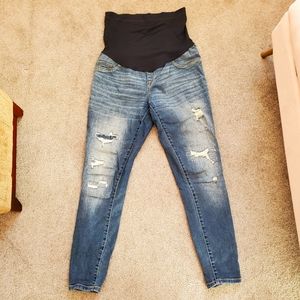 Liz Lange Maternity Ankle Jeans sz XS